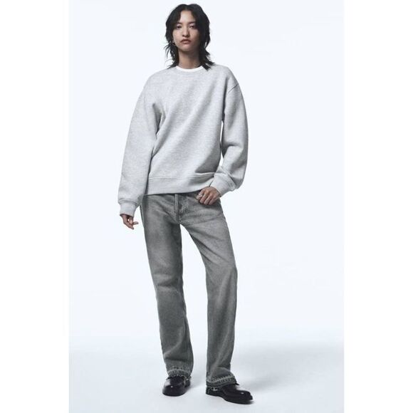 ✨ZARA MINIMALIST COTTON BLEND SWEATSHIRT✨ - Picture 2 of 10